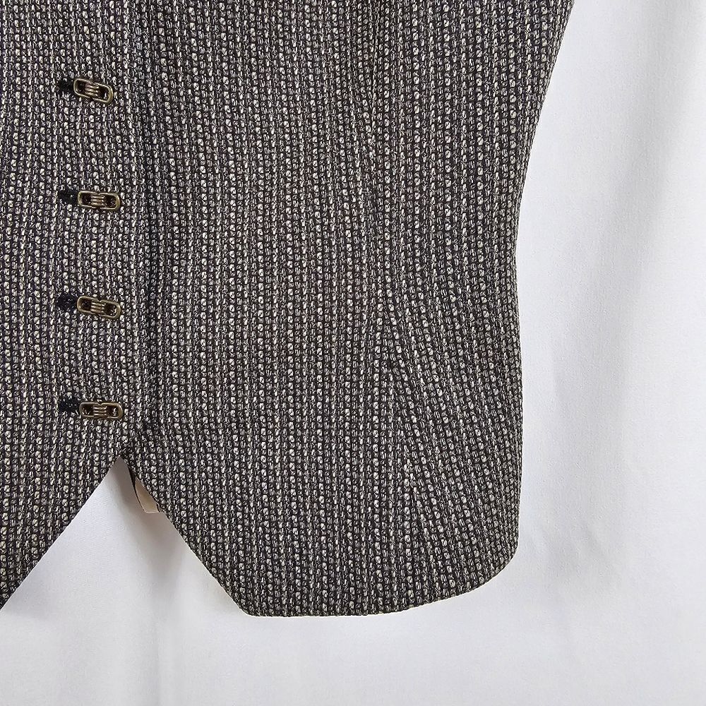 Barbara Bui Houndstooth Wool Waist Coat - Size 38(F) - Picture 5 of 12